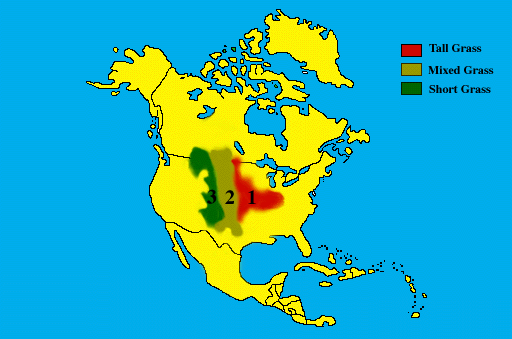 What Are The 3 Types Of Grasslands Found In The United States