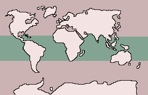 Range of Green Turtle