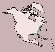 Range of Diamondback Terrapin