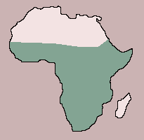 Range of African Elephant